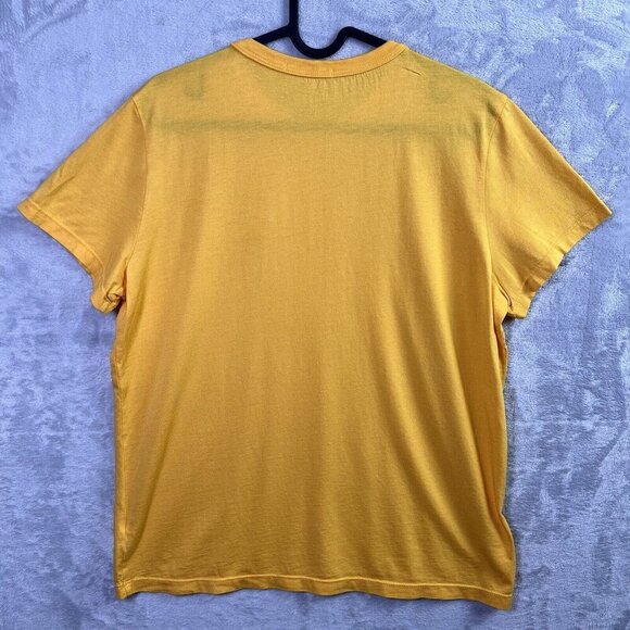 Marine Layer Yellow T-Shirt Nature Valley Women's Medium Short Sleeve Stretch - Picture 11 of 13